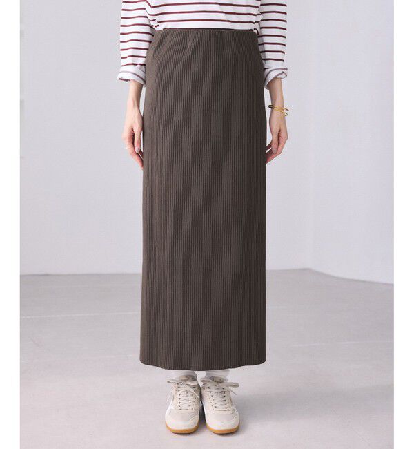 Rope&rsquo;Picnic「トタンテレコ Iラインリブニットスカート」|スカート|
