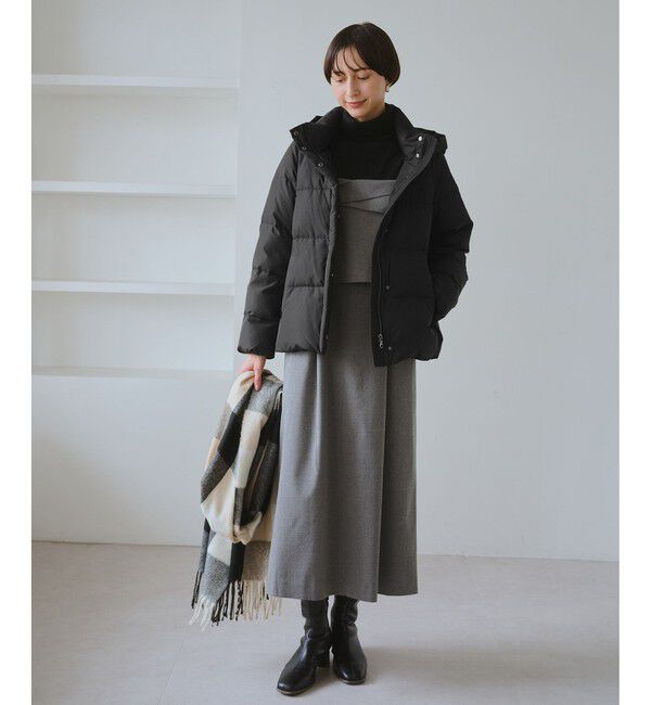 Rope&rsquo;Picnic「【GREEN DOWN/グリーンダウン】ショートダウン/リンクコーデ」|ダウン|