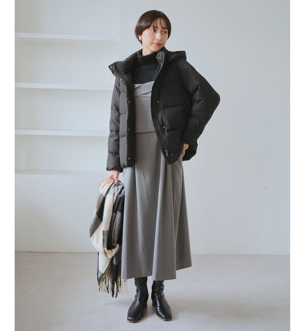 Rope&rsquo;Picnic「【GREEN DOWN/グリーンダウン】ショートダウン/リンクコーデ」|ダウン|