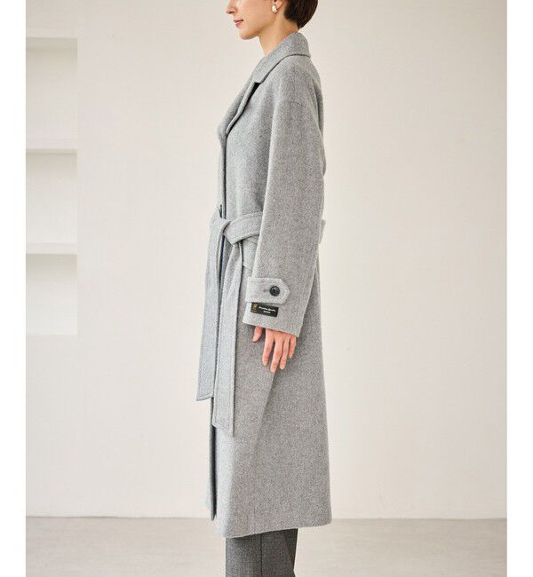 Rope&rsquo;Picnic「JAPAN FABRIC スタンドカラーロングコート/一部WEB限定カラー」|チェスターコート|