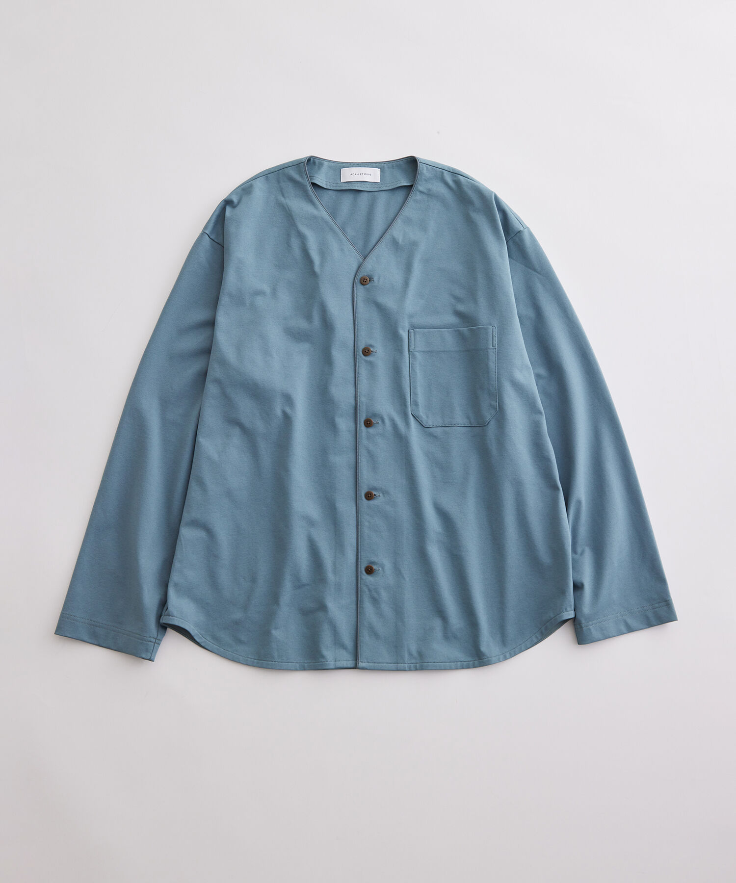 ADAM ET ROPE'「ボックスシルエット ジャージー カーディガン / 速乾 / 冷感 / イージーケア / ユニセックス」|カーディガン|