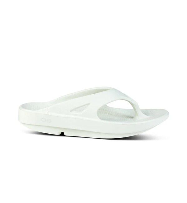 ADAM ET ROPE'「【OOFOS/ウーフォス】OORIGINAL」|サンダル|グレーサブ(09)