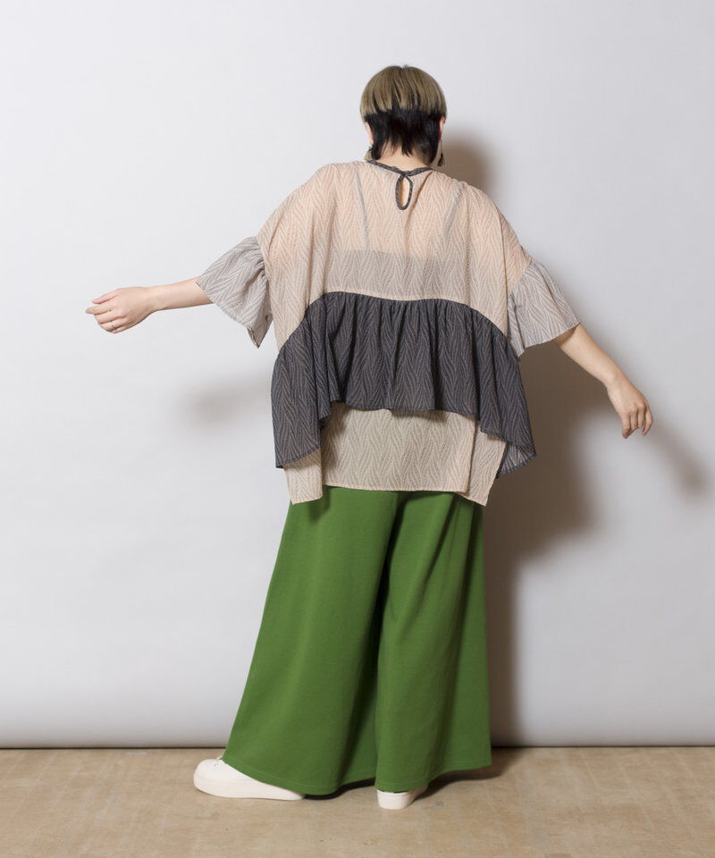  「ジャージーフレアーパンツ」|その他|