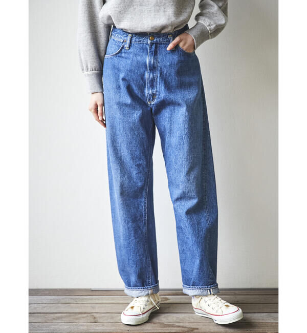  「orSlow | HIGH WAIST SELVEDGE DENIM PANTS USED WOMEN」|デニム|