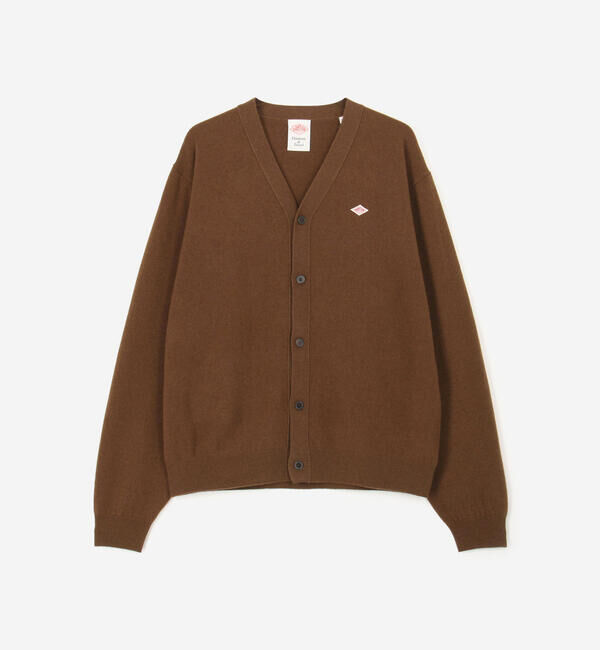 DANTON「DANTON | ラムウール Vネックニットカーディガン MEN」|ニット・セーター|