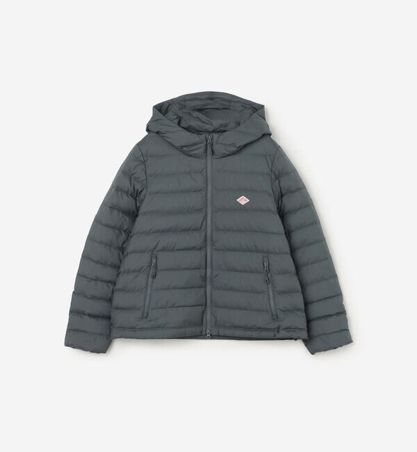 DANTON「DANTON | ナイロンタフタ フードダウンジャケット WOMEN」|ダウン|