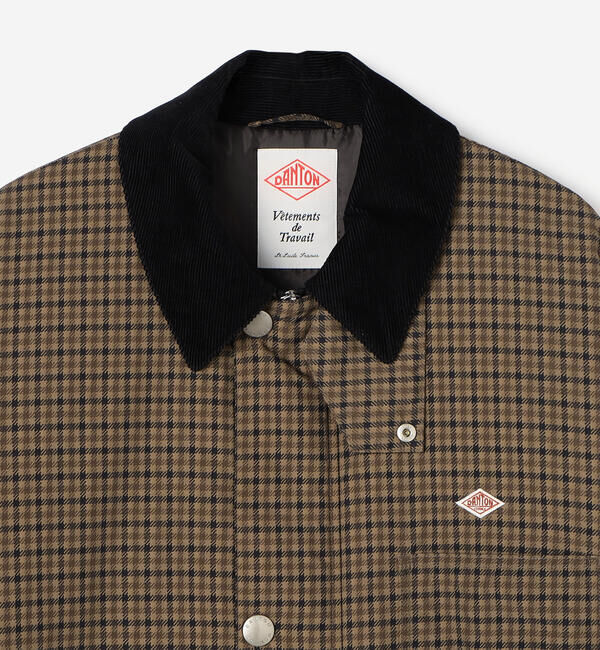 DANTON「DANTON | 中綿ナイロン カバーオールジャケット MEN」|その他|