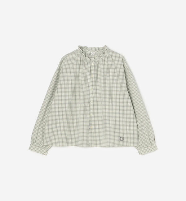 ORCIVAL「ORCIVAL | コットンワッシャー ギャザーブラウス WOMEN」|シャツ・ブラウス|