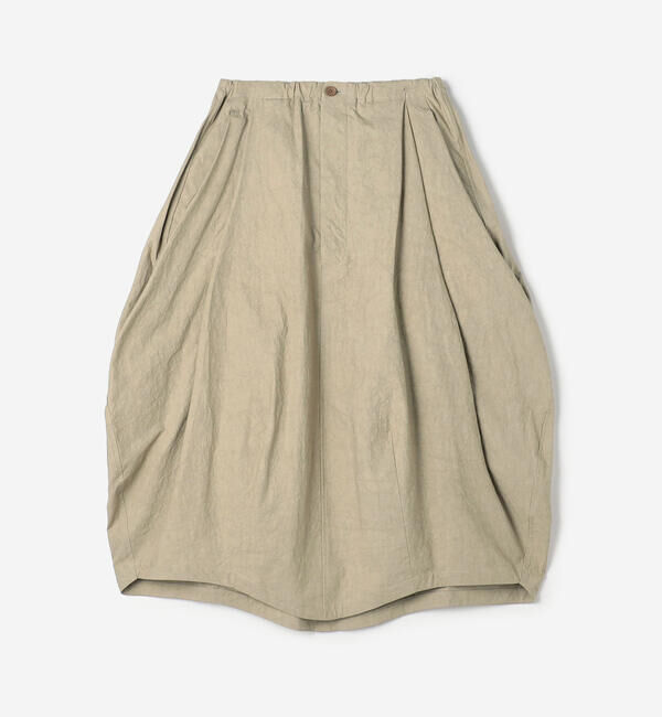  「HAVERSACK | 〈別注〉コットン コクーンスカート WOMEN」|スカート|BEIGE