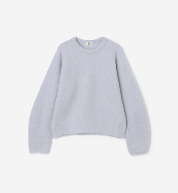 UNFIL「UNFIL | スーパーキッドモヘア クルーネックニットプルーバー WOMEN」|ニット・セーター|