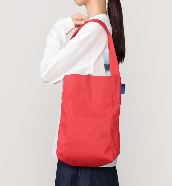  「Kaan | バケット トートバッグ」|ショルダー・メッセンジャー|RED