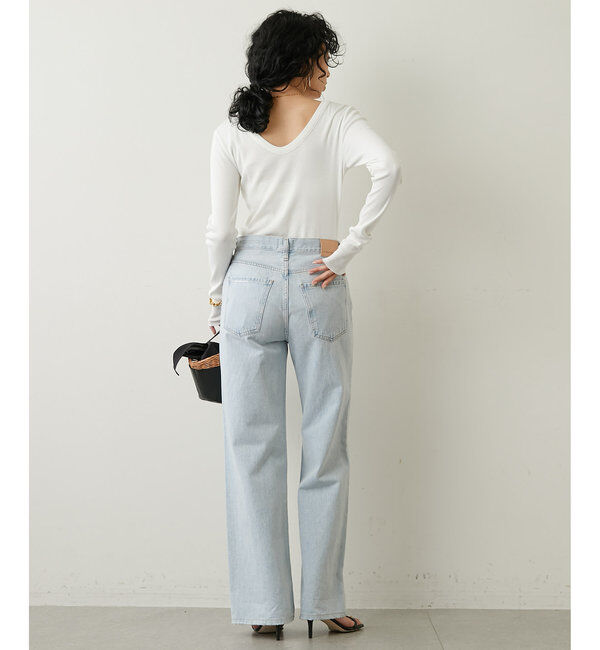  「Vバックシャンテレコカットソー」|Tシャツ・カットソー|