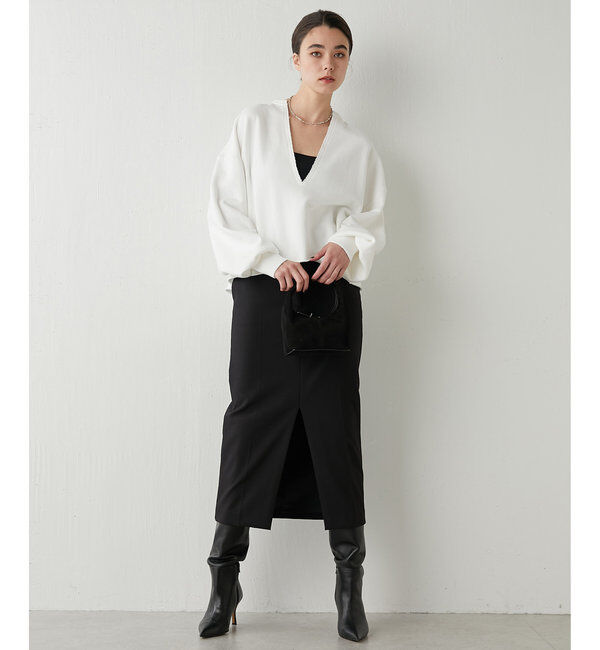  「スウェットVネックプルオーバー２」|Tシャツ・カットソー|