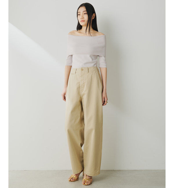  「オフショルニットプルオーバー」|ニット・セーター|