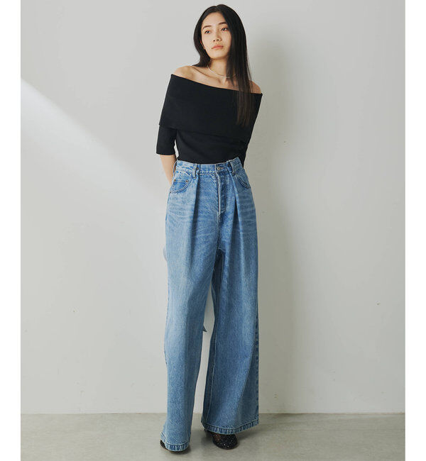  「オフショルニットプルオーバー」|ニット・セーター|