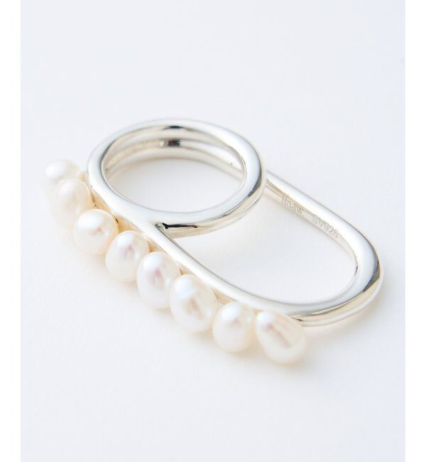 Hoaw.「【Hoaw.】パールダブルリング」|リング|