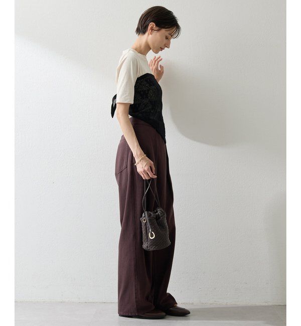  「ラップデニムパンツ」|デニム|