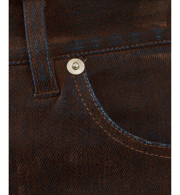  「デニムフロッキースリットスカート」|スカート|