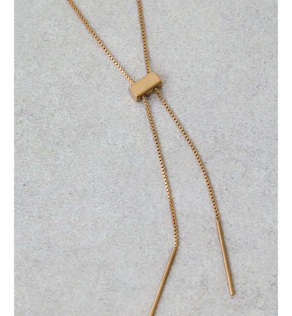 THE PAUSE「【THE PAUSE】スライダータイネックレス」|リング|