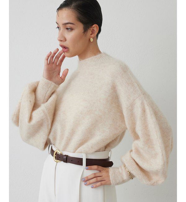 THE PAUSE「【THE PAUSE】バレルスリーブニット」|ニット・セーター|