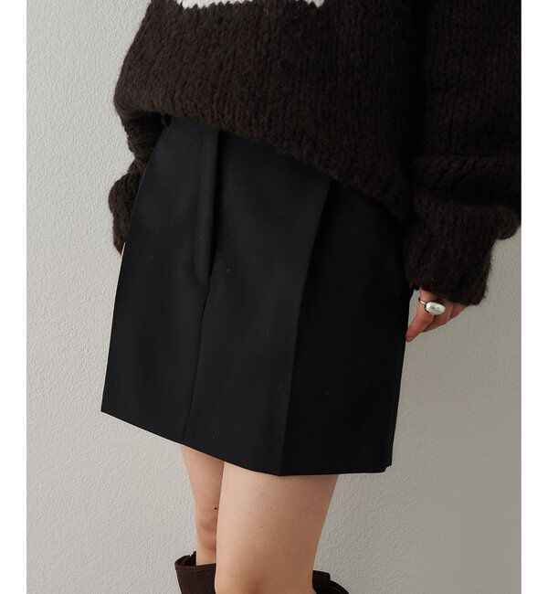  「タックミニスカート」|スカート|