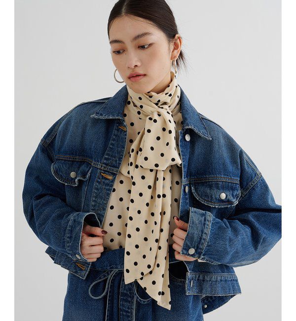  「ドットボウタイブラウス」|シャツ・ブラウス|