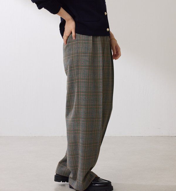  「ウールライクタックパンツ」|チノ|