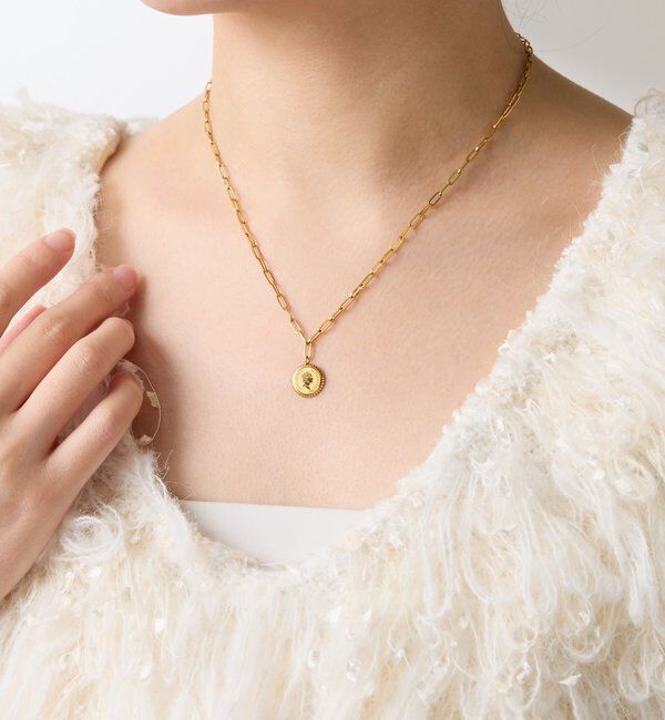  「ステンレスコインネックレス」|リング|