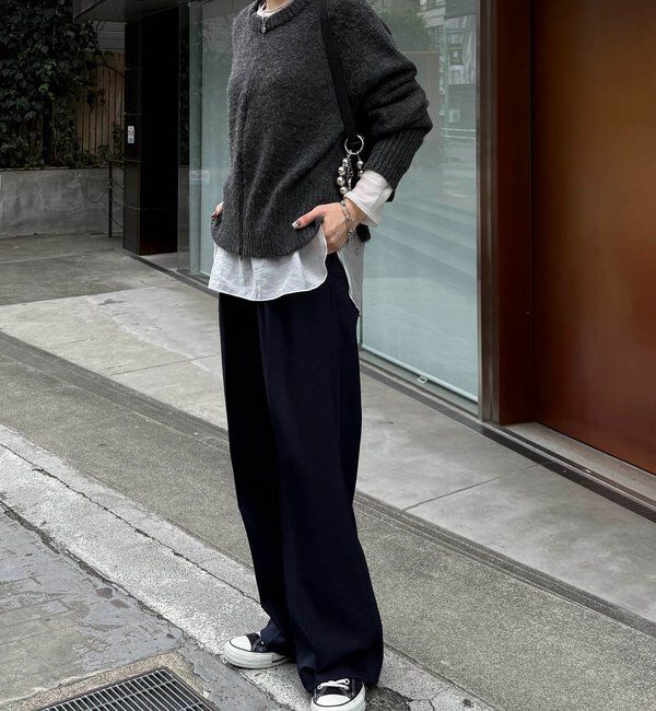  「ヤクライクショートニット」|ニット・セーター|