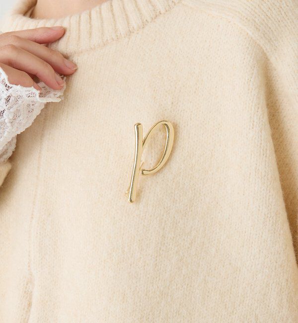  「【PAPILLONNER/パピヨネ】Pロゴブローチ」|リング|