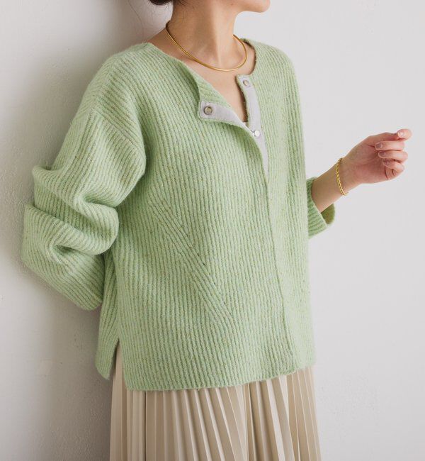  「ラメノット2WAYニット」|ニット・セーター|