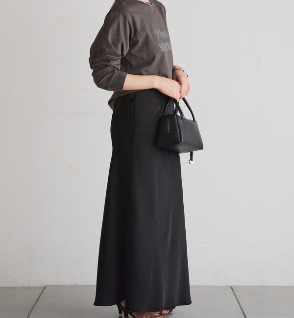  「【IDE監修大きめサイズ/WEB限定リバイバル】サテンマーメイドスカート」|スカート|
