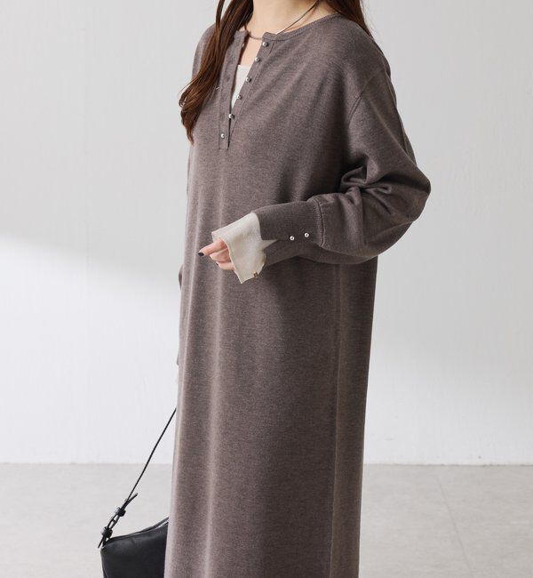  「【前後２通りで着れる】2WAYニットワンピース」|ワンピース|