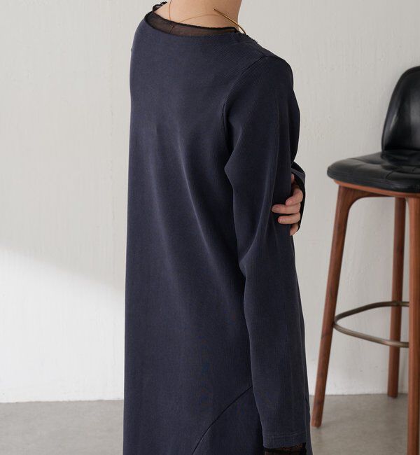  「Q.anos チュールドッキングワンピース」|ワンピース|