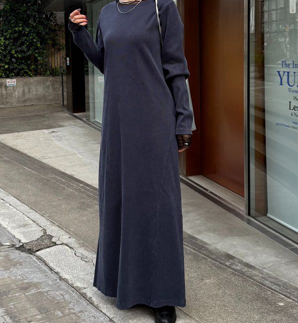  「Q.anos チュールドッキングワンピース」|ワンピース|