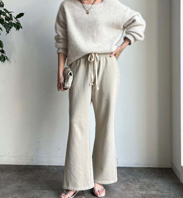  「【セットアップ対応】ピグメントフレアパンツ」|チノ|