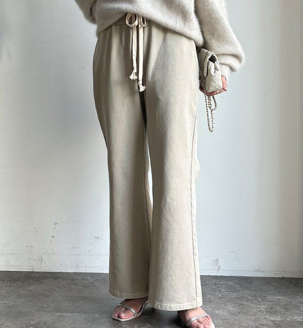  「【セットアップ対応】ピグメントフレアパンツ」|チノ|