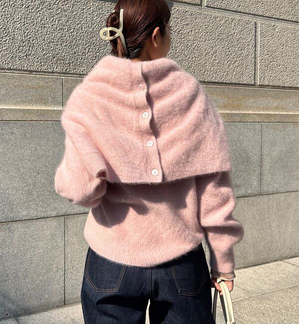  「ファーカシミヤプルオーバー」|ニット・セーター|
