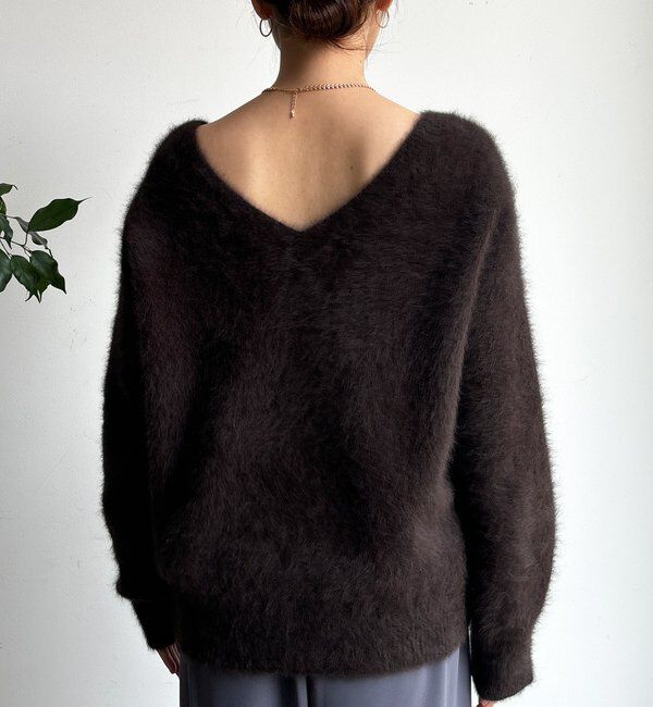  「ファーカシミヤプルオーバー」|ニット・セーター|