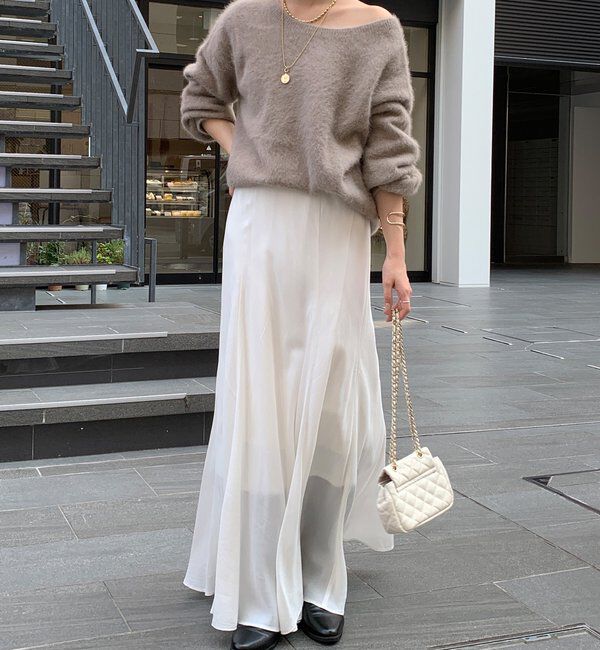  「ファーカシミヤプルオーバー」|ニット・セーター|