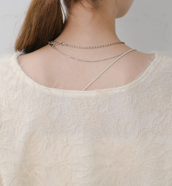  「【2WAY】フェザードッキングニットカーディガン」|カーディガン|