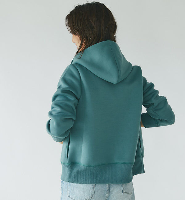  「【WEB限定/キレイめ上品】スポンジダンボールZIPパーカーカットソー」|パーカー|