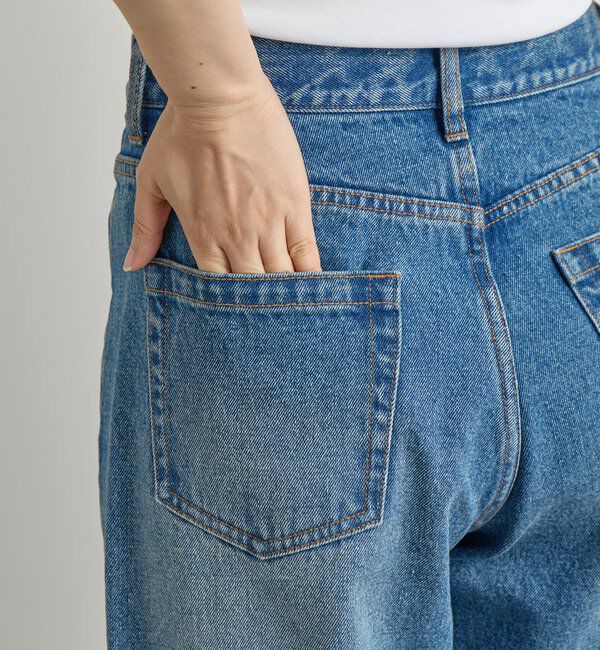  「【MONN.:.(モン)】フロントナローデニムパンツ」|デニム|