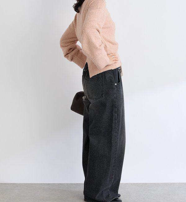  「【キャッチーなデザイン】スウェットドッキングデニム」|デニム|