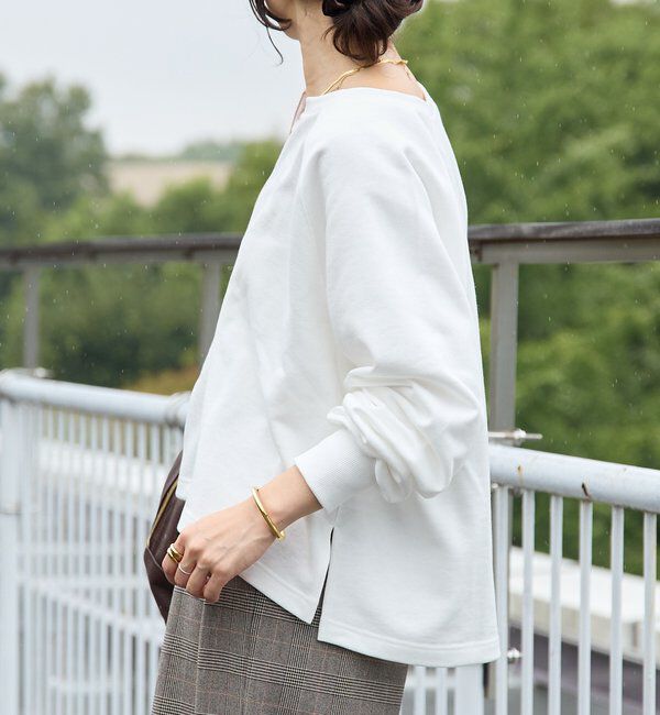  「予約【新色追加/抜け感◎】ハーフZIPスウェット」|Tシャツ・カットソー|