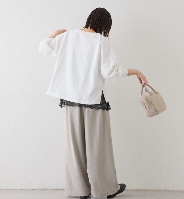  「予約【新色追加/抜け感◎】ハーフZIPスウェット」|Tシャツ・カットソー|