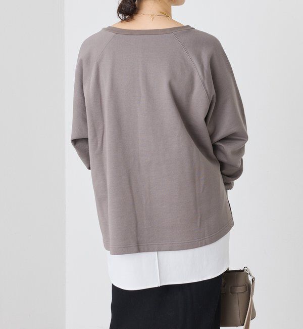  「予約【新色追加/抜け感◎】ハーフZIPスウェット」|Tシャツ・カットソー|