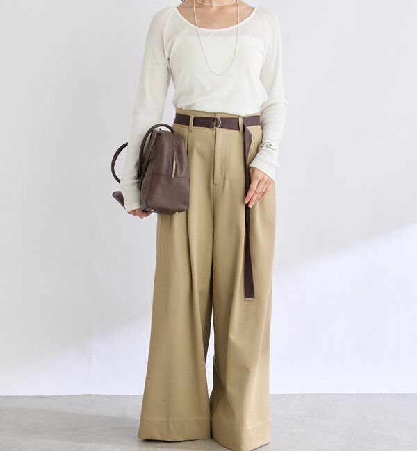  「【リバイバル/新色追加】バレリーナネックカットソー」|Tシャツ・カットソー|