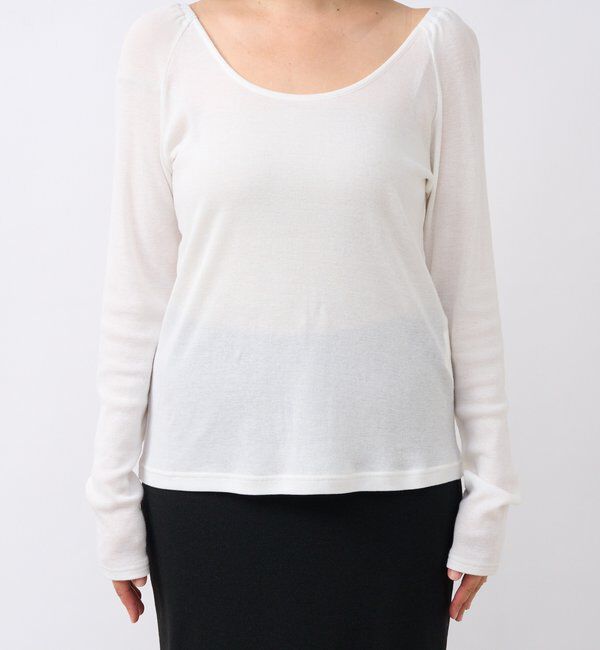  「【リバイバル/新色追加】バレリーナネックカットソー」|Tシャツ・カットソー|