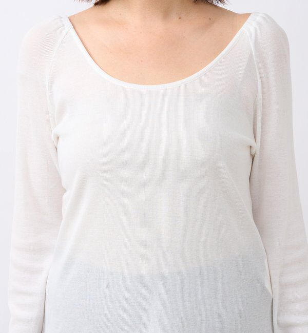  「【リバイバル/新色追加】バレリーナネックカットソー」|Tシャツ・カットソー|